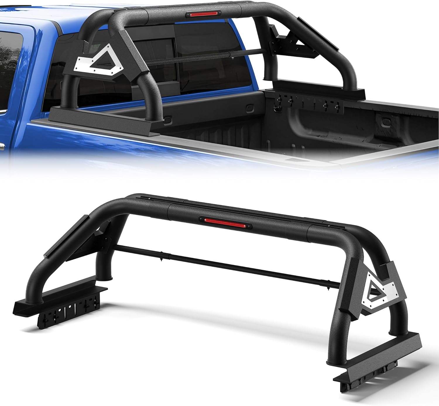 Negro sin cesta de carga, camionetas de tamaño mediano