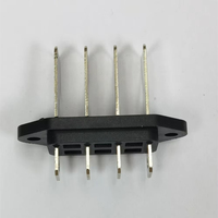 Connecteur mâle haute intensité DGDTE, durée de vie mécanique 3000 cycles, pour vélo électrique, carte à carte, 4 broches, DT055M, alliage de cuivre, plastique