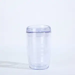 Commercio all'ingrosso di alta qualità bicchiere trasparente tazze scuola Home Office tazza di acqua di vetro