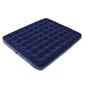<b>Inflatable</b> Air <b>Mattress</b> 203x152x22cm Tufted Design Portable Outdoor Indoor Use Double Single Size Blue Color - Product Image 4