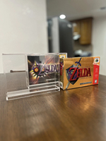 Étui de présentation en acrylique durable pour Nintendo SNES N64 avec protection anti-rayures pour la vitrine de console de jeu
