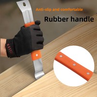 Kit d'outils multifonction en acier inoxydable : barre de levier, extracteur de clous, marteau de menuisier, spatule à mastic, pour rénovation et usage domestique, fabriqué en Chine