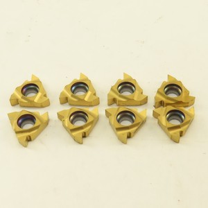 PLC <strong>Zenit</strong> Z16NR AG60 Z6P Indexing Inserts TiN Coated Lot Of 8 Warranty Product - Product Image 1