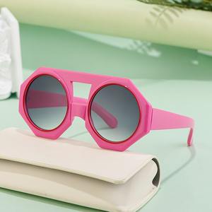 2024 Новые Модные индивидуальные экзотические образцы солнцезащитных очков оптовая продажа негабаритных многоугольных солнцезащитных очков - Product Image 2