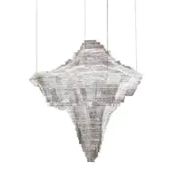 Индивидуальный креативный акриловый подвесной светильник в стиле постмодерн, айсберг, 3D облако, прозрачный дизайн для отеля, виллы