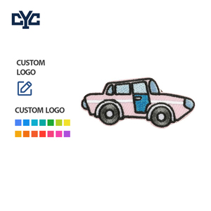 Étiquette brodée personnalisable originale pour ordinateur, autocollant de dessin animé, accessoires de vêtements, patch auto-adhésif en polyester - Product Image 1