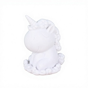 <span class=keywords><strong>Tirelire</strong></span> <span class=keywords><strong>licorne</strong></span> DIY en résine écologique de 18 cm, populaire, pour peinture fluide, ours fait main pour enfants et adultes - Product Image 1