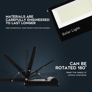 NEW Outdoor <b>Lighting</b> IP66 Waterproof 100W 200W 300W Floodlight Street Lamp Integration Folding Sensor LED Solar Flood <b>Light</b> - Product Image 3