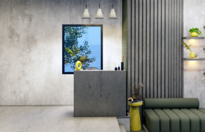 Poste de Travail Professionnel pour Barbier Station Murale avec Miroir Mobilier de Salon de Coiffure Conception Personnalisée pour Barbershop - Product Image 4