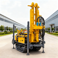 Foreuse rotative de puits d'eau de 200 mètres, alimentée au diesel, machine perforatrice personnalisée multifonctionnelle – Prix compétitif