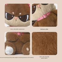 Peluche chat mignon, adorable poupée chaton, coussin câlin pour compagnon de sommeil, cadeau d'anniversaire parfait pour unisexe