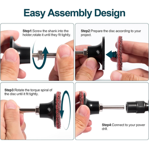 46 Piezas de Discos de Lijado de Cambio Rápido con Bloqueo de Rodillo para Acondicionamiento de Superficies, Amoladora con Envío Gratuito en 24 Horas desde Almacén Local en EE. UU. para EE. UU. - Product Image 4