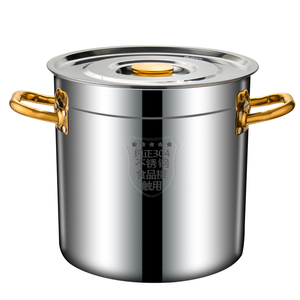 Casserole multifonctionnelle à double anse <span class=keywords><strong>en</strong></span> acier inoxydable 304 pour cuisinière à induction, avec marquages de mesure - Product Image 1