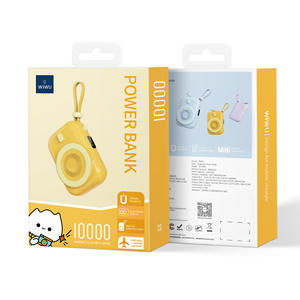 Banco de Energía de Alta Capacidad Gimas con Certificación C, Material de PVC para Aviones, WIWU Little Snail, USB Magnético Inalámbrico de 20W y 10000mAh - Product Image 4