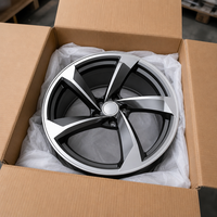 Jantes forgées 18-21 pouces, finition graphite usinée, 5 branches torsadées, déport profond, 5x112/114.3, 6061-T6, OEM ODM