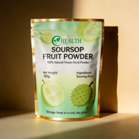 Fabrieksgroothandel Graviola Fruitpoeder Non-GMO, zonder toevoegingen, natuurlijk zuurzakfruitpoeder, aangepaste verpakking & specificaties