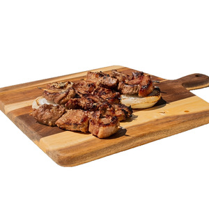 Tabla de cortar de madera de acacia 43x33x1.5cm, portátil y reversible para servir pan, queso y pizza en la cocina - Product Image 5