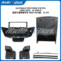 Nouveau modèle de lecteur DVD de voiture AUDIO&WORK ABS 12,3 pouces pour Fiesta 2009-2014 avec installation facile