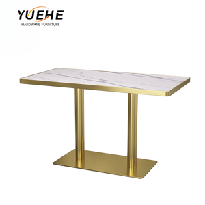 Restaurante moderno USO COMERCIAL mesa de cafetería 4 personas mesa de cafetería y silla - Product Image 6