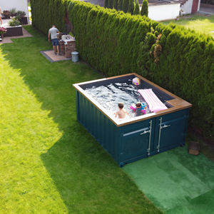 Piscina Elevada de Fibra de Vidrio para Exteriores, Piscina Contenedor, Piscina de Inmersión Fría, Piscina de Recuperación, Resistente a la Corrosión y a los Rayos UV - Product Image 3