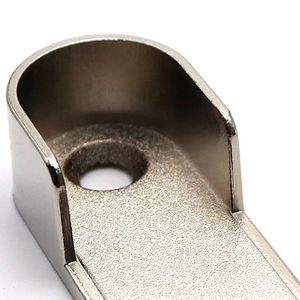 Support de tringle à vêtements Fulida en alliage de zinc chromé F-303 - Product Image 2