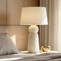 Lampe de table en macramé tressé artisanal de luxe moderne pour l'intérieur nordique
