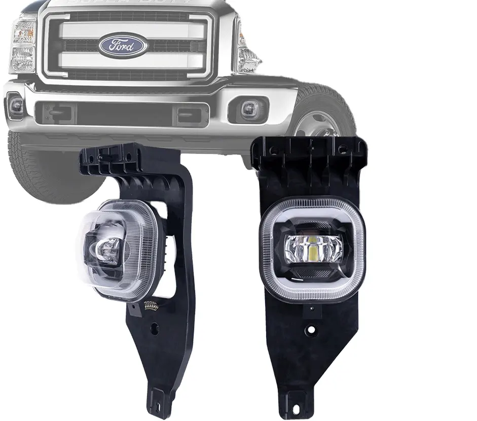 फोर्ड F250 F350 F450 F550 2005 2006 2007 और भ्रमण 2005 HI-PO LED के लिए वाटरप्रूफ एलईडी फ़ॉग लाइट