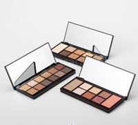 Rouge à lèvres mat marque privée Palette de maquillage imperméable à l'eau Matte and Shimmers Palette de fard à paupières imperméable longue durée