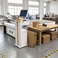 Machine de découpe CNC informatisée Dake pour carton, mousse, papier ondulé, avec outil de découpe oscillant 11 kW, garantie 1 an