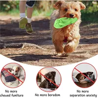 Jouet en corde pour chien, pantoufle en coton, résistant aux morsures, nettoyage des dents, couleur bonbon, tressé, jouets interactifs à mâcher pour animaux de compagnie