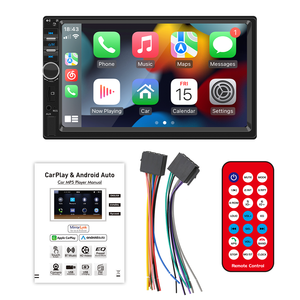 Topnavi Lecteur MP5 double DIN 7 pouces pour voiture, <span class=keywords><strong>autoradio</strong></span> stéréo, CarPlay sans fil, Android Auto, écran tactile - Product Image 3