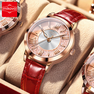 Mikovo 5539 Nhanh Chóng Vận Chuyển Thạch Anh Phụ Nữ Của Đồng Hồ Vuông Kim Cương Thương Hiệu Hàng Đầu Thể Thao Cổ Tay Đồng Hồ Quà Tặng Của Phụ Nữ Đồng Hồ - Product Image 3