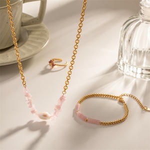 Wholesale Baroque Pearls Charm Jewelry <b>Crystals</b> Healing Stones Jewelry <b>Set</b> - Product Image 3