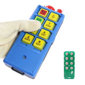 Télécommande sans fil industrielle pour palan électrique compact à 6 boutons, normes internationales, antichoc, 1 vitesse - Product Image 6
