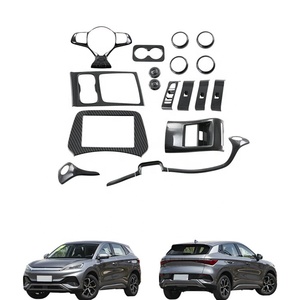WZXD - Kits de Decoración Interior para Automóvil, Estilo Fibra de Carbono, Accesorios para el Volante y la Palanca de Cambios, para BYD ATTO 3 2022 - Product Image 2