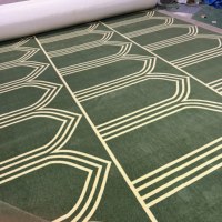 Tapis tissés en peluche antidérapants personnalisables imprimés pour hôtels et salles de banquet - Prix de gros d'usine