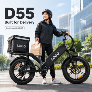 จักรยานส่งของไฟฟ้า D55 ระยะทางวิ่ง 240 กม. พร้อมตัวเลือกปรับแต่งสำหรับร้านอาหาร ร้านขายของชำ และการขนส่งพัสดุ - Product Image 1