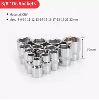 Ensemble d'outils à main en acier au chrome-vanadium KAFUWELL de 78 pièces avec douilles de 1/2 pouce pour la réparation à domicile et automobile