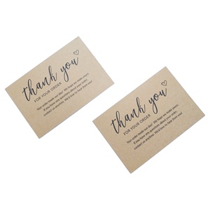 Cheap custom size <strong>thinking</strong> of <strong>you</strong> paper gift card printing postcard - Product Image 6