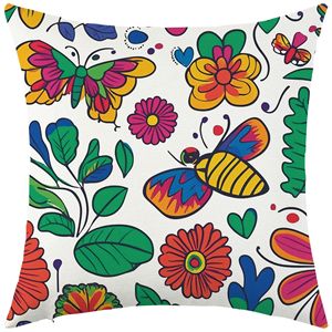 Nueva funda de almohada floral colorida y ultrasuave para sala de estar, sofá, asiento de coche, decoración de fiestas, cojín y almohada - Product Image 4