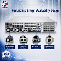 Servidor en Rack Kexint RS7260 2U, Dos Procesadores Intel Xeon Escalables, 24 Bahías de Unidades de Disco NVMe SAS SATA de 6 TB con Intercambio en Caliente, RAM de 10 GbE