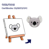 Balle de mémoire CE CPC de haute qualité, peluche anti-stress personnalisée avec logo d'entreprise, personnage d'anime, animal