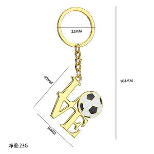 2024 <span class=keywords><strong>Mini</strong></span> trofeo nuevo llavero de Metal decorativo joyería de fútbol <span class=keywords><strong>Champions</strong></span> League trofeo llavero - Product Image 2