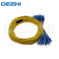 Pabrik grosir 12 core Fiber Optic Patch memimpin Fiber Patch Cord SC/PC/Upc/Apc Optic kabel Patchcord Jumper