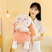 Vente en gros Super Soft Angry Rabbit Plush Toy Pâques Cadeau de fête des enfants pour les filles