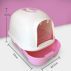 Hersteller Großhandel Haustier produkte Katze Katzen toilette mit Schaufel und Rost Haustier reinigung Katze gehen zur Toilette - Product Image 3