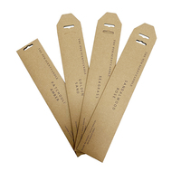 Boîtes d'encens en carton kraft écologique avec logo personnalisé, enveloppes longues et fines en papier pour l'emballage des bâtonnets d'encens