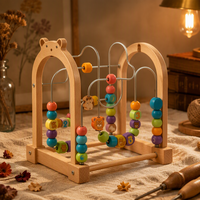 Jouet éducatif Montessori en bois, labyrinthe à billes, montagnes russes, STEM, pour les tout-petits