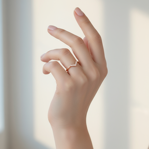 Anillo de compromiso y moda personalizado de plata y oro macizo de 10K/14K/18K, con diamantes cultivados en laboratorio CVD de calidad IGI VVS-VS, corte ovalado y corte brillante, clásico. - Product Image 2