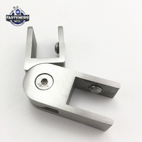 Collier de serrage en acier inoxydable 304/316 réglable à 90 degrés pour verre |   Systèmes de balustrades en verre sans cadre DIY, verre trempé
